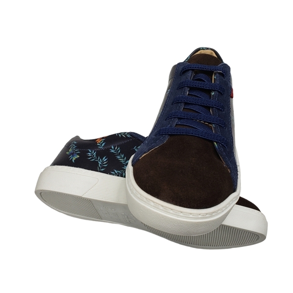 Marc Joseph | NIB Metropolitan Floral Napa Leather Low Top Sneakers Girl's 13 - Picture 10 of 15